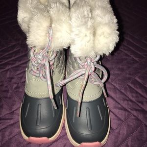 Toddler Girls Carter Sz 10 Snow Boots